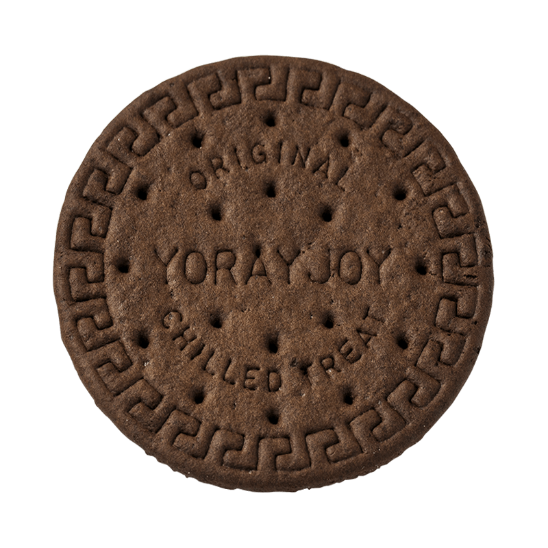 Ronde cacao harde koekjes